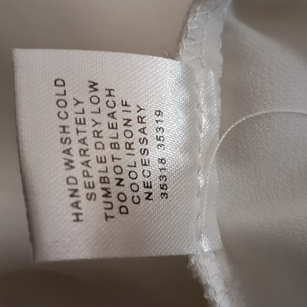 Sugar Lips Blouse size xs color white like new - Picture 8 of 8